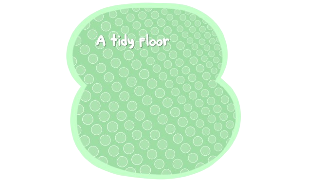 A tidy floor